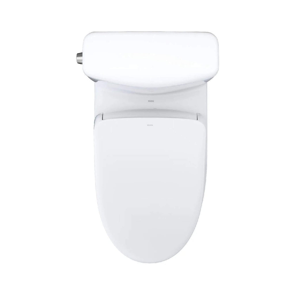 [MW4364736CEMFGN#01] TOTO Aquia IV Cube 1.28 GPF And 0.9 GPF Dynamax Tornado Flush Toilet With Washlet S7A Bidet Seat (SAK74285) - Saksby Wholesale - Top View