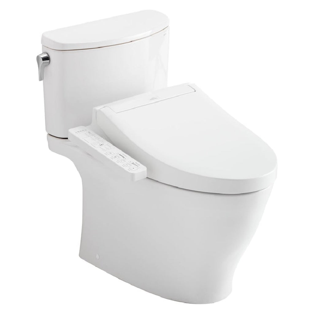 [MW4423074CEFG#01] TOTO Nexus Washlet C2 With 1.28 GPF Elongated Toilet Soft Close Bidet Seat (SAK03567) SAKSBY - Right Side View