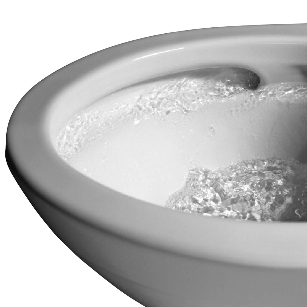[MW4423074CEFG#01] TOTO Nexus Washlet C2 With 1.28 GPF Elongated Toilet Soft Close Bidet Seat (SAK03567) SAKSBY - Water Flush View
