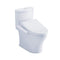 [MW4463074CEMFGN#01] TOTO Aquia IV Washlet C2 With 1.28 GPF and 0.9 GPF Universal Height Elongated Bidet Toilet (SAK10613) - Saksby Wholesale - Side View