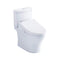 [MW4463084CEMFGN#01] TOTO Aquia IV 1.28 GPF And 0.9 GPF Universal Height Elongated Bidet Seat Toilet (SAK36542) - Saksby Wholesale - Front Side View