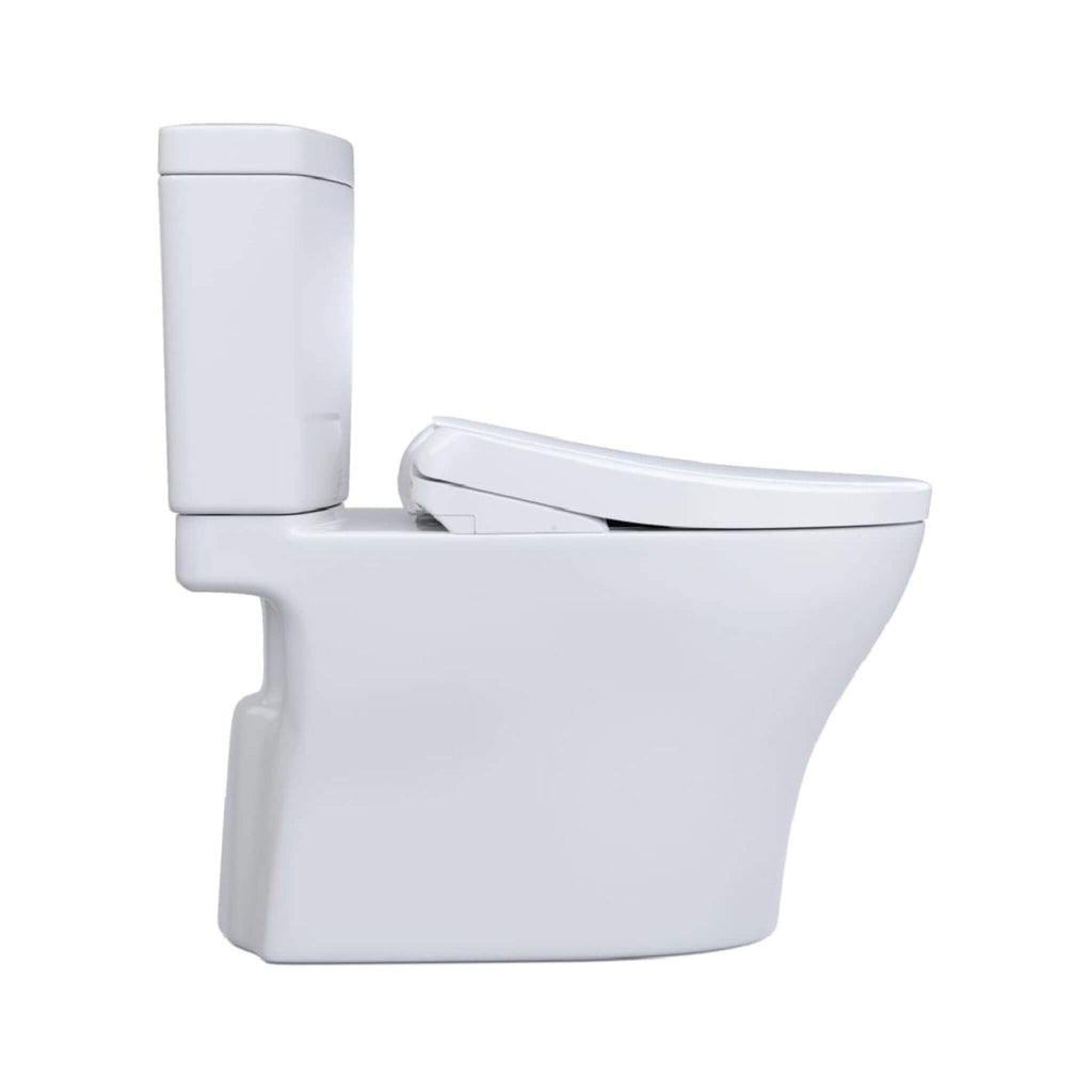 [MW4464726CEMFGN#01] TOTO Aquia IV Dual Flush Elongated Universal Height Toilet With Washlet S7 Bidet Seat (SAK53982) - Saksby Wholesale - Right Side View