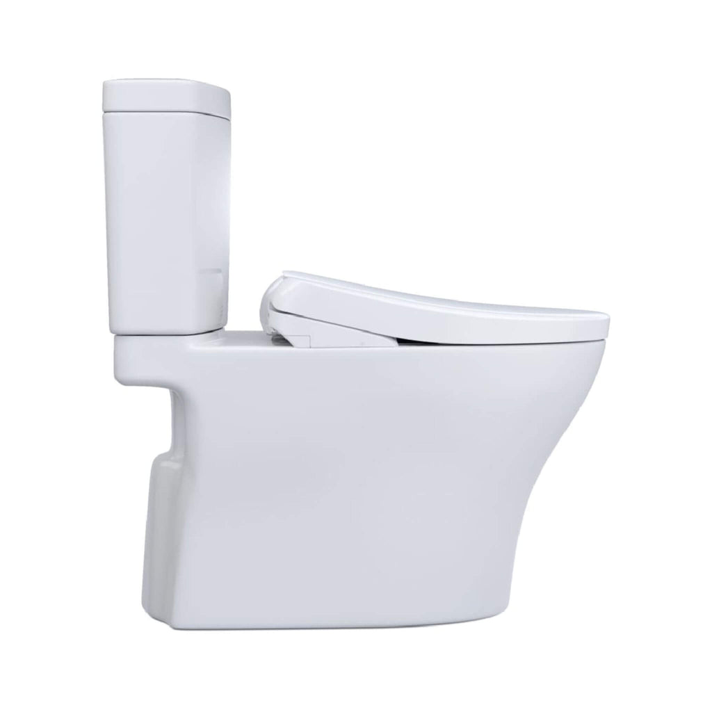 [MW4464736CEMFGN#01] TOTO Aquia IV Dual Flush Elongated Chair Height Toilet With Washlet S7A (SAK98062) - Saksby Wholesale - Right Side VIew