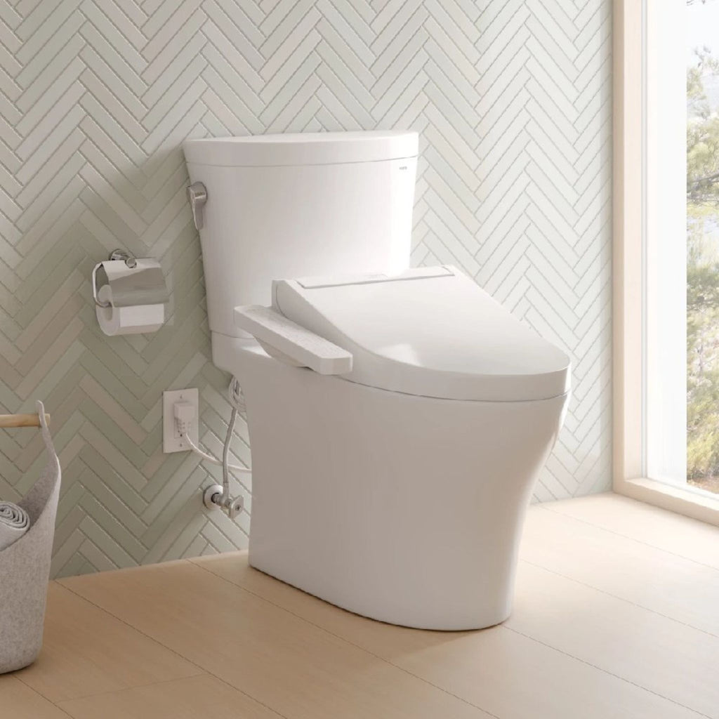 [MW4483074CEMFGN#01] TOTO Aquia IV Arc 1.28 GPF And 0.9 GPF Elongated Toilet With Washlet C2 And Left Hand Lever (SAK87231) - Saksby Wholesale - BAthroom Lifestyle