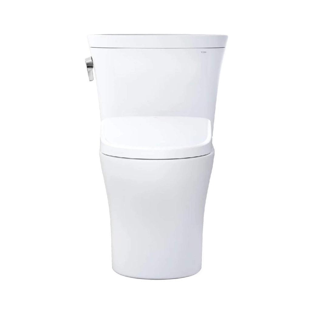[MW4484736CEMFGN#01] TOTO Aquia IV Arc Dual Flush Universal Height Toilet With S7A Auto Open Bidet Seat (SAK92754) - Saksby Wholesale - Front View