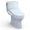 [MW4543074CUFG#01] TOTO Drake Washlet C2 With 1 GPF Elongated Bidet Toilet And Left Hand Lever (SAK58107)