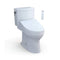 [MW4543084CUFG#01] TOTO Drake II 1 GPF Elongated Toilet With Washlet C5 And Left Hand Lever (SAK47285) - Saksby Wholesale - Front Side VIew