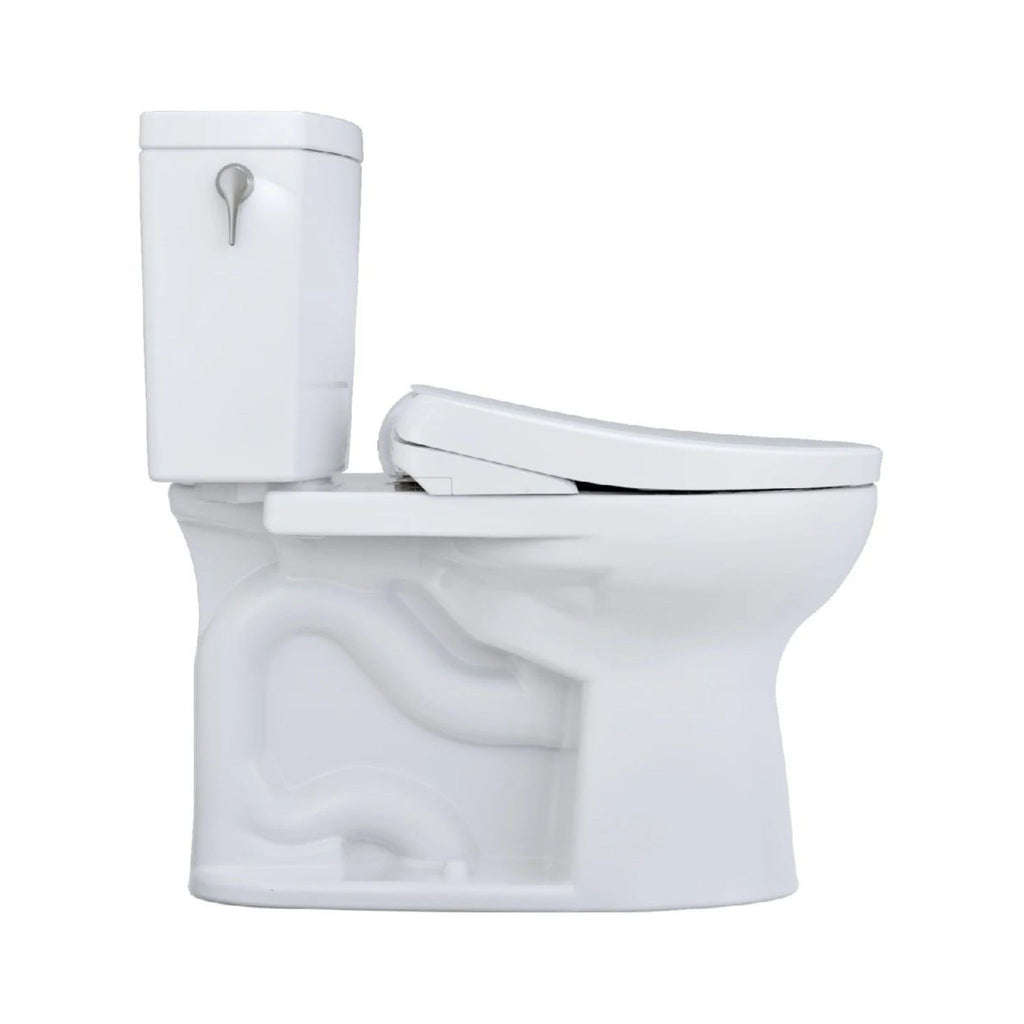 [MW4544726CUFG#01] TOTO Drake II 1 GPF Elongated Chair Height Toilet With Washlet S7A Bidet Seat (SAK53152) - Saksby Wholesale - 
Left View