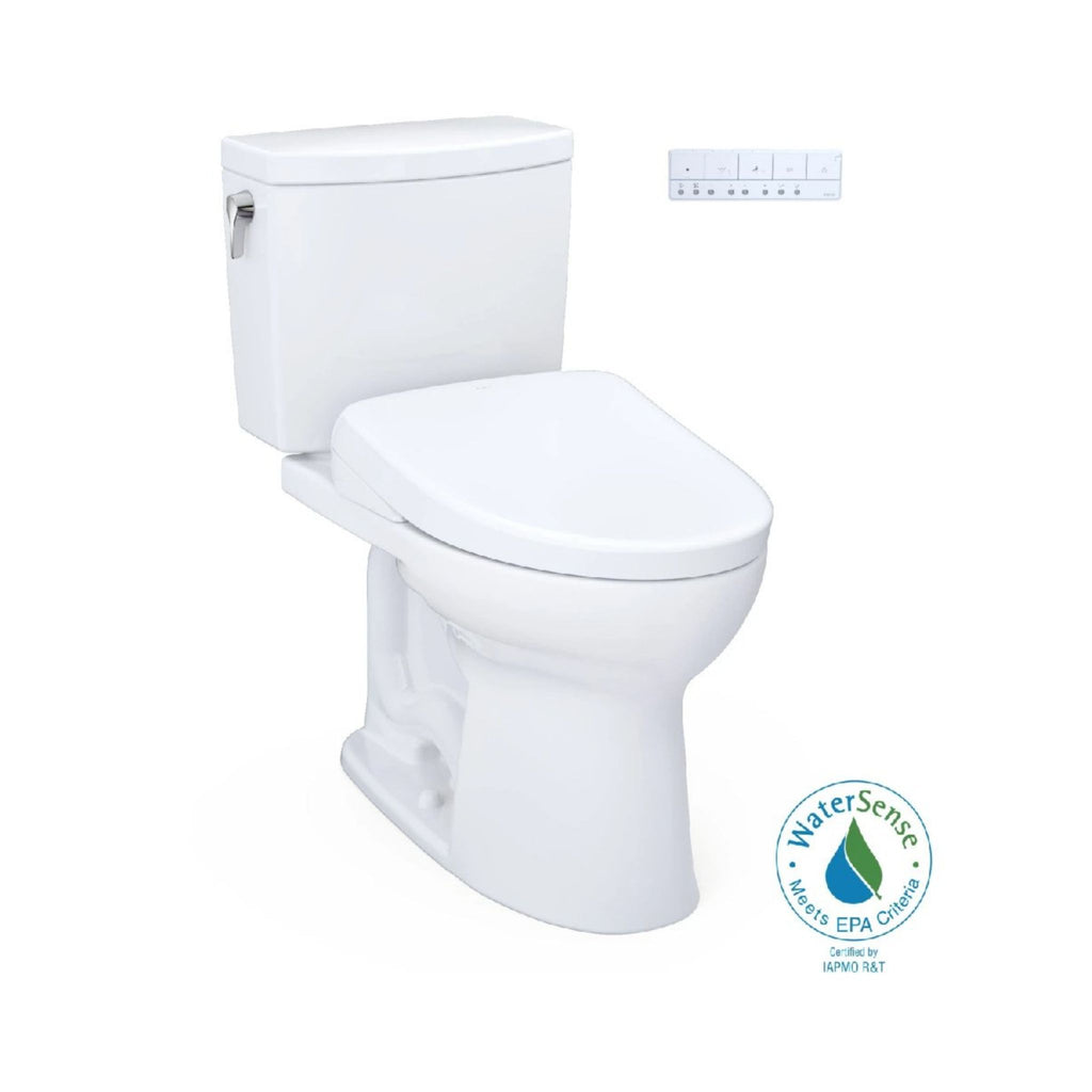 [MW4544726CUFG#01] TOTO Drake II 1 GPF Elongated Chair Height Toilet With Washlet S7A Bidet Seat (SAK53152) - Saksby Wholesale - 
Water Sense Certified View