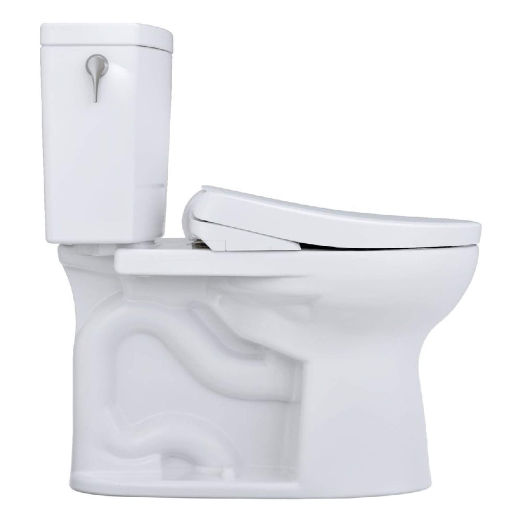 [MW4544726CUFGA#01] TOTO Drake II Washlet S7 And 1.0 GPF Elongated Chair Height Bidet Toilet (SAK70831)- Saksby Wholesale -  Right Side View