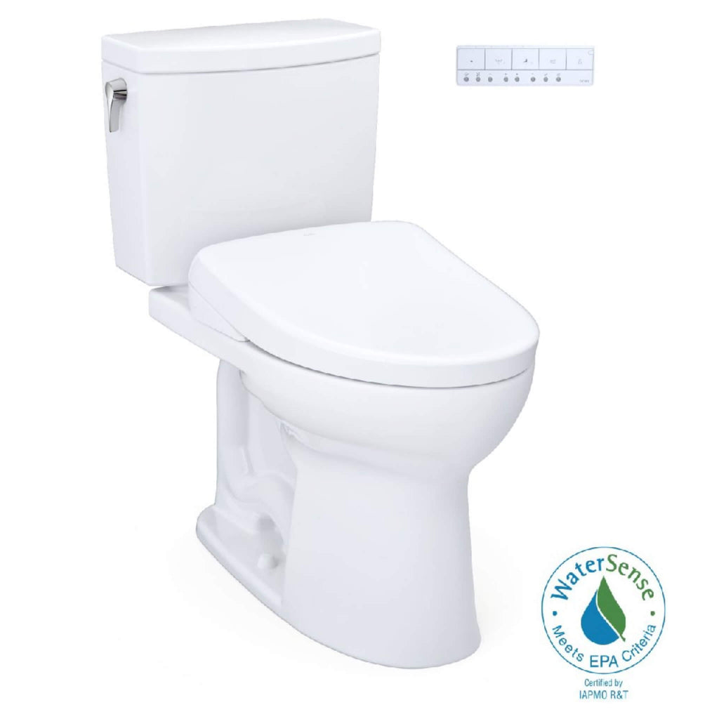 [MW4544726CUFGA#01] TOTO Drake II Washlet S7 And 1.0 GPF Elongated Chair Height Bidet Toilet (SAK70831)- Saksby Wholesale -  Watersense Certified