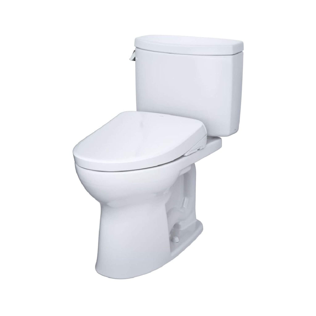 [MW4544736CEFG#01] TOTO Drake II 1.28 GPF Chair Height Toilet With S7A Tornado Flush And Night Light (SAK78957) - Saksby Wholesale - Side VIew