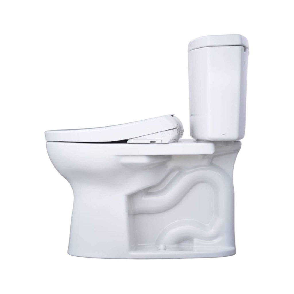 [MW4544736CEFG#01] TOTO Drake II 1.28 GPF Chair Height Toilet With S7A Tornado Flush And Night Light (SAK78957) - Saksby Wholesale - Left Side View