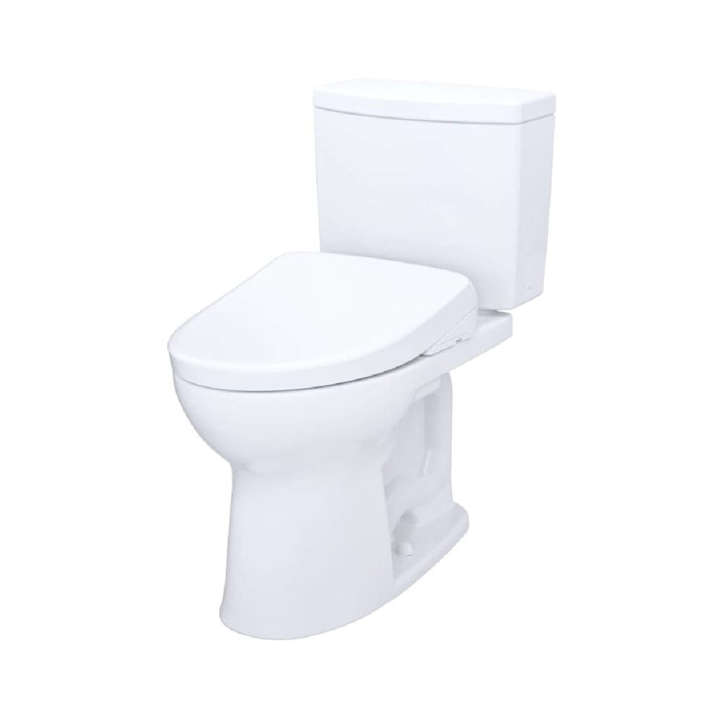 [MW4544736CUFG#01] TOTO Drake II Washlet S7A With 1.0 GPF Elongated Bidet Toilet (SAK27924)- Saksby Wholesale - Left Side View