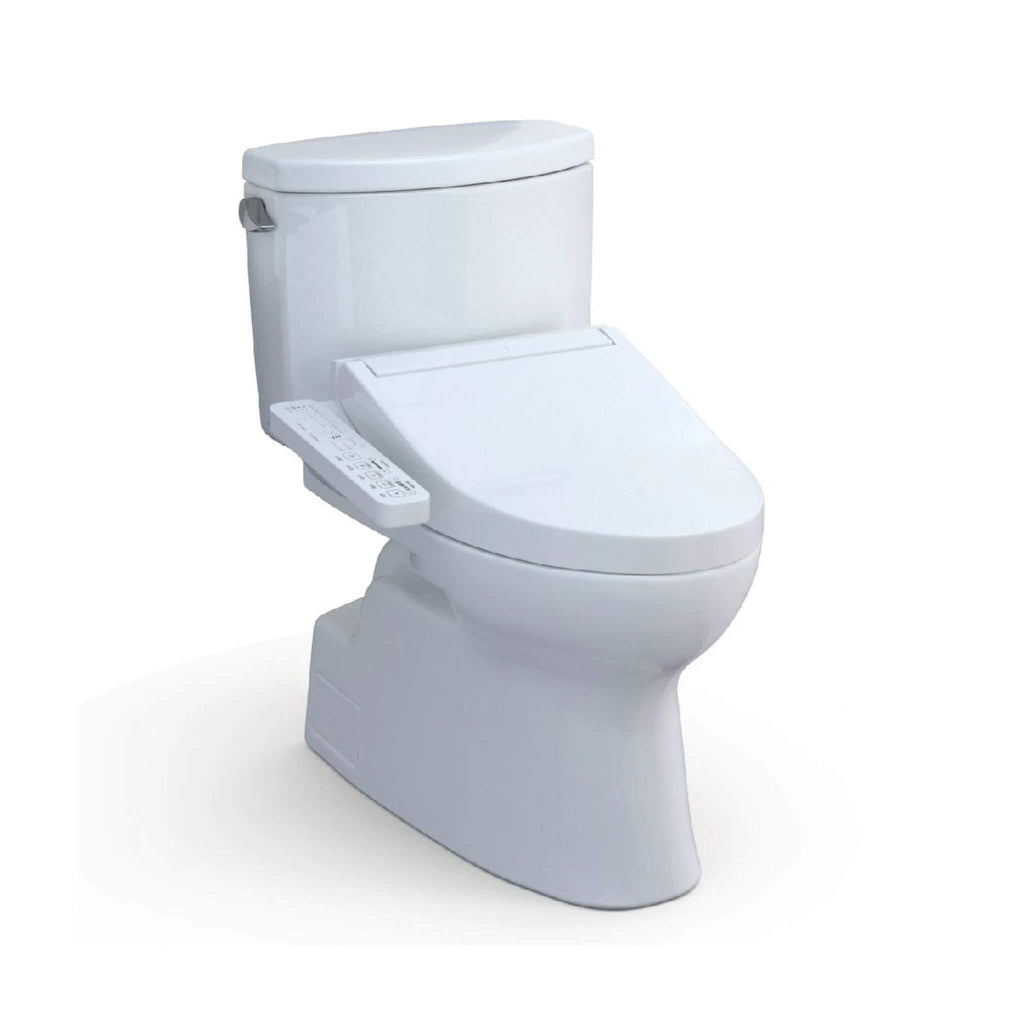 [MW4743074CEFG#01] TOTO Vespin II Washlet C2 With 1.28 GPF Elongated Bidet Toilet (SAK38540) - Saksby Wholesale - Side View