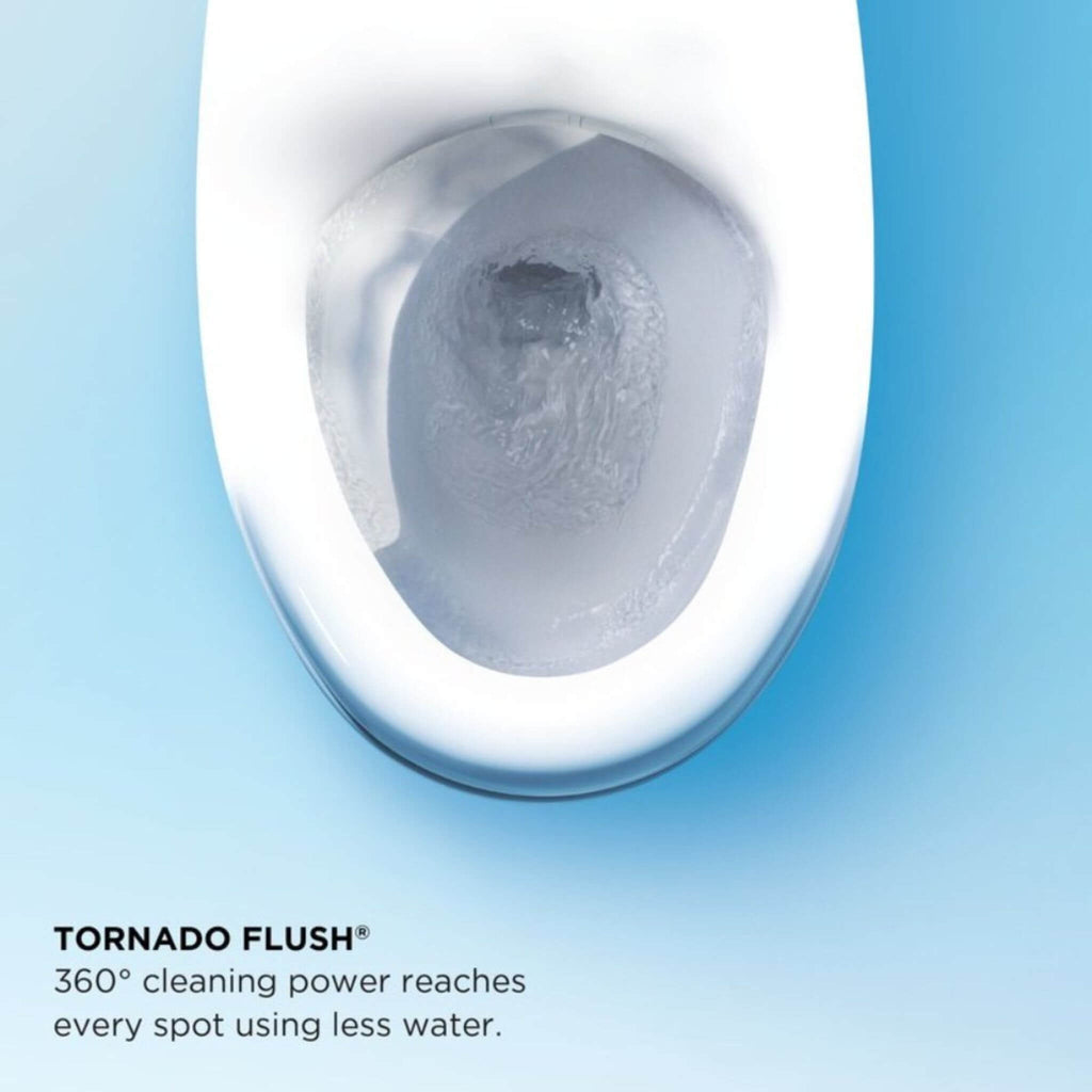[MW4743074CUFG#01] TOTO Vespin II 1.0 GPF Elongated Toilet With C2 Bidet Seat And Left Hand Lever (SAK17351) - Saksby Wholesale - Tornado Flush Feature