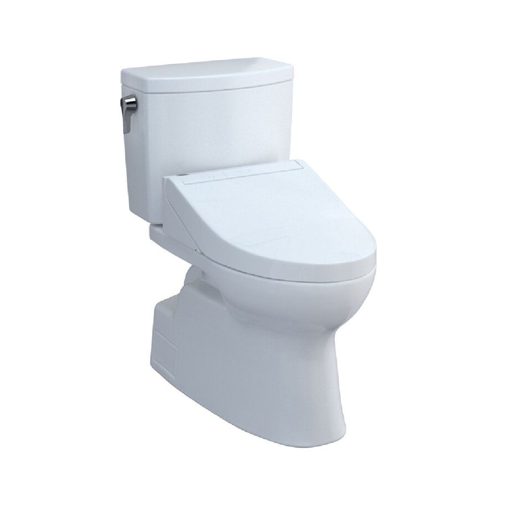 [MW4743084CUFG#01] TOTO Vespin II 1.0 GPF Elongated Toiled With Washlet C5 Bidet Seat (SAK34817) - Saksby Wholesale - Side Front View