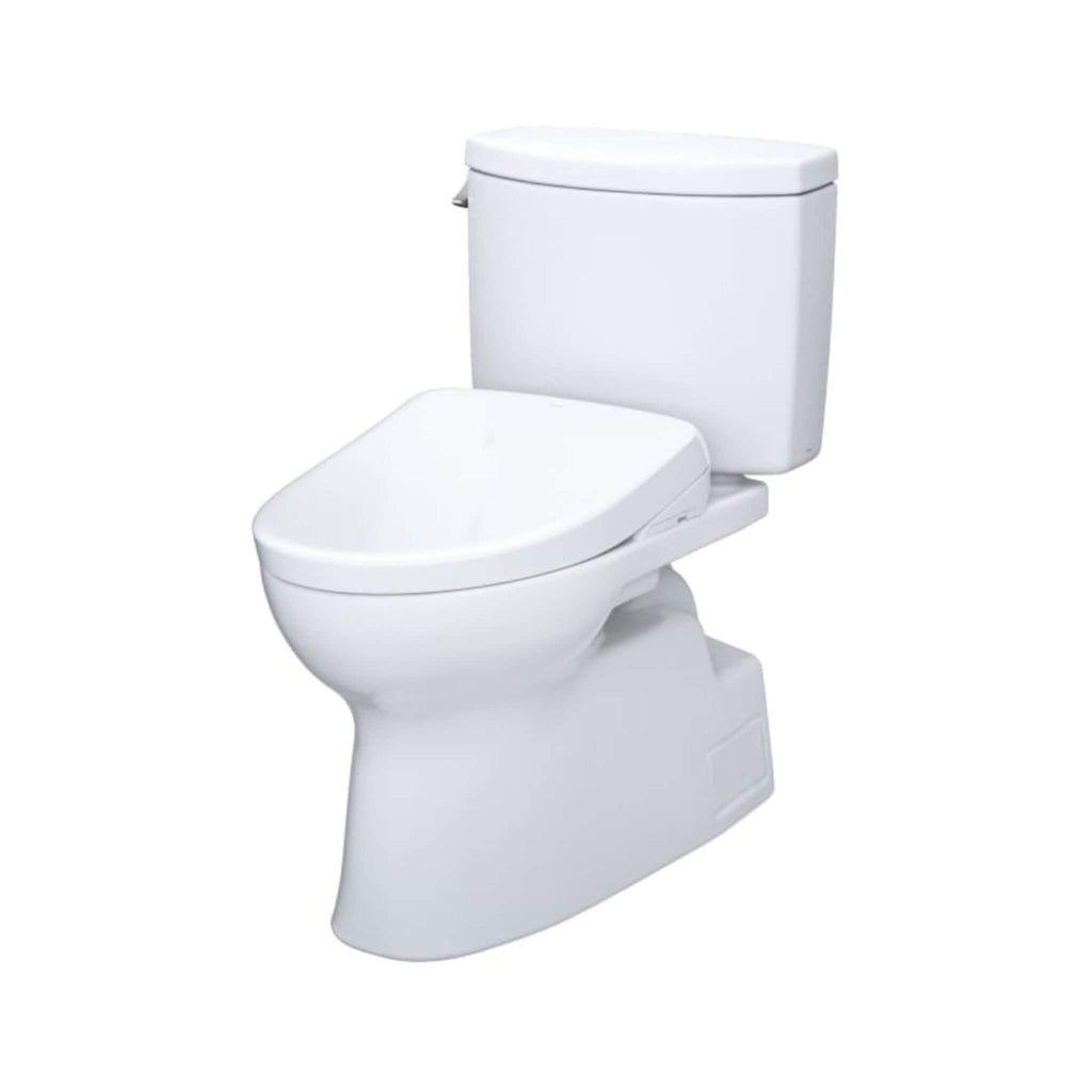 [MW4744726CEFG#01] TOTO Vespin II 1.28 GPF Chair Height Elongated Toilet With Washlet+ S7 Bidet Seat (SAK26135) - Saksby Wholesale - 
Side Left View