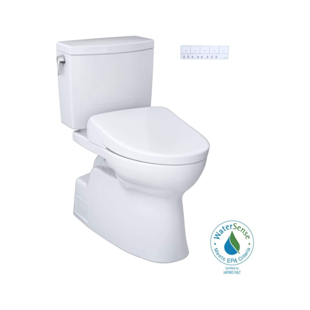 [MW4744726CUFG#01] TOTO Vespin II 1 GPF EWater Elongated Toilet With Washlet S7 Bidet Seat And Night Light (SAK10956) - Saksby Wholesale - Certified