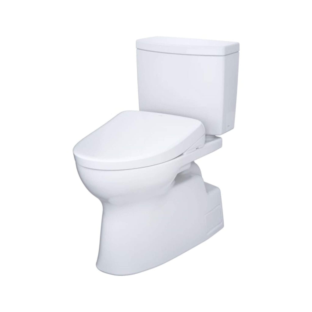 [MW4744726CUFG#01] TOTO Vespin II 1 GPF EWater Elongated Toilet With Washlet S7 Bidet Seat And Night Light (SAK10956) - Saksby Wholesale - Front Side View