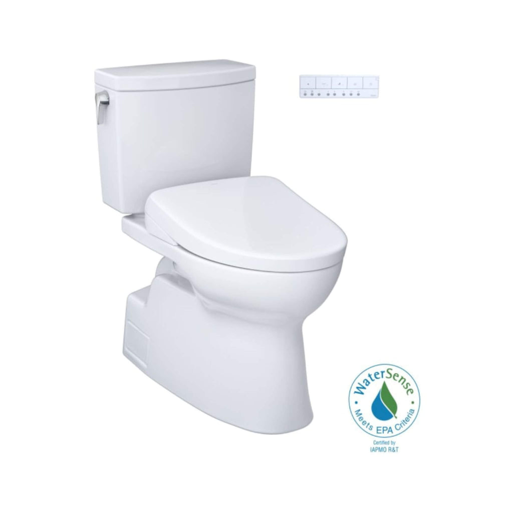 [MW4744736CUFG#01] TOTO Vespin II 1 GPF Elongated Chair Height Toilet With Washlet S7A Auto Open Bidet Seat (SAK56135) - Saksby Wholesale - Certified