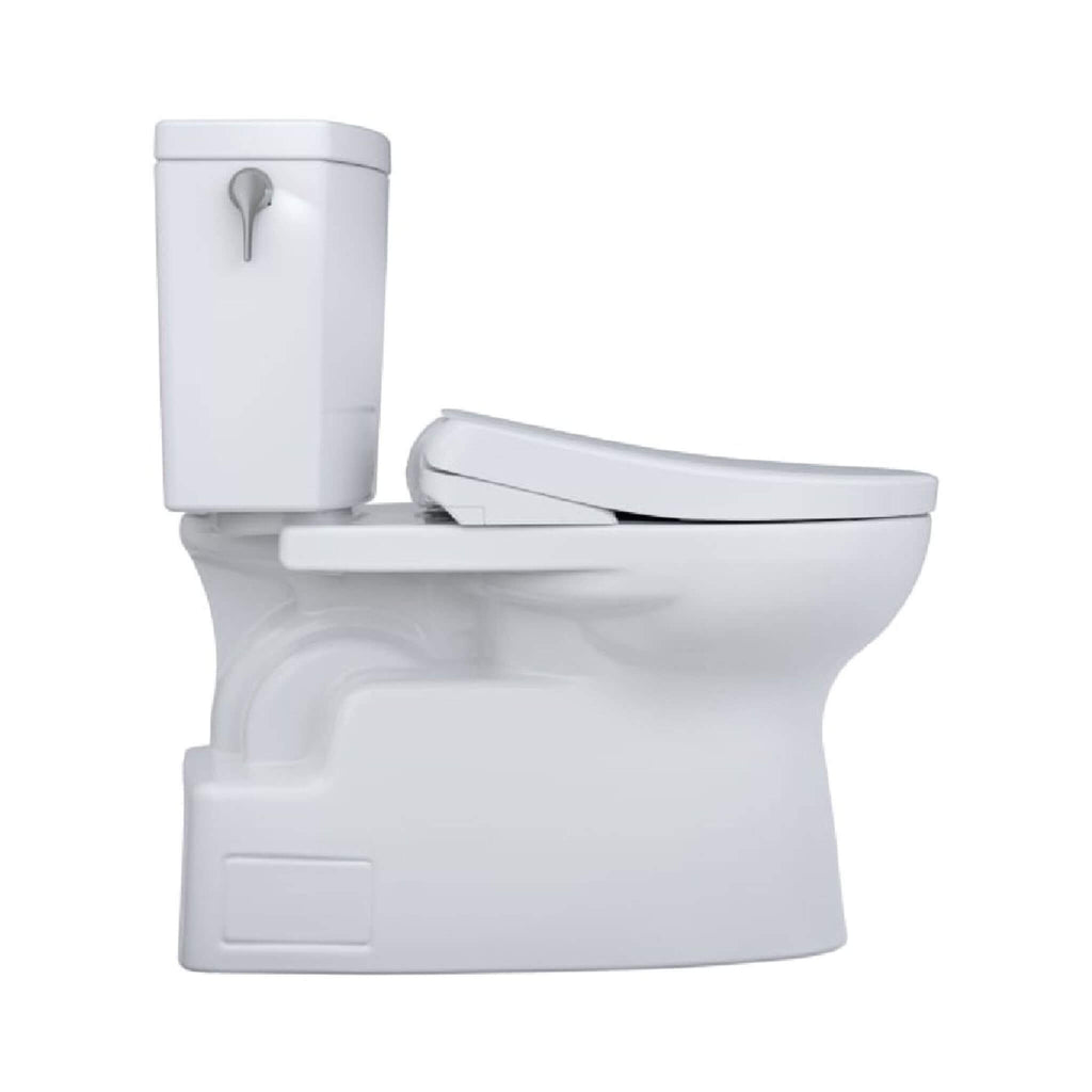 [MW4744736CUFG#01] TOTO Vespin II 1 GPF Elongated Chair Height Toilet With Washlet S7A Auto Open Bidet Seat (SAK56135) - Saksby Wholesale - Left Side View