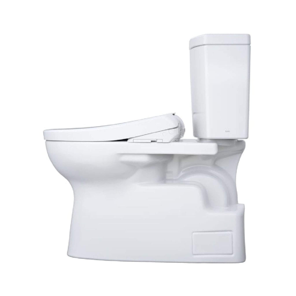 [MW4744736CUFG#01] TOTO Vespin II 1 GPF Elongated Chair Height Toilet With Washlet S7A Auto Open Bidet Seat (SAK56135) - Saksby Wholesale - Right Side VIew