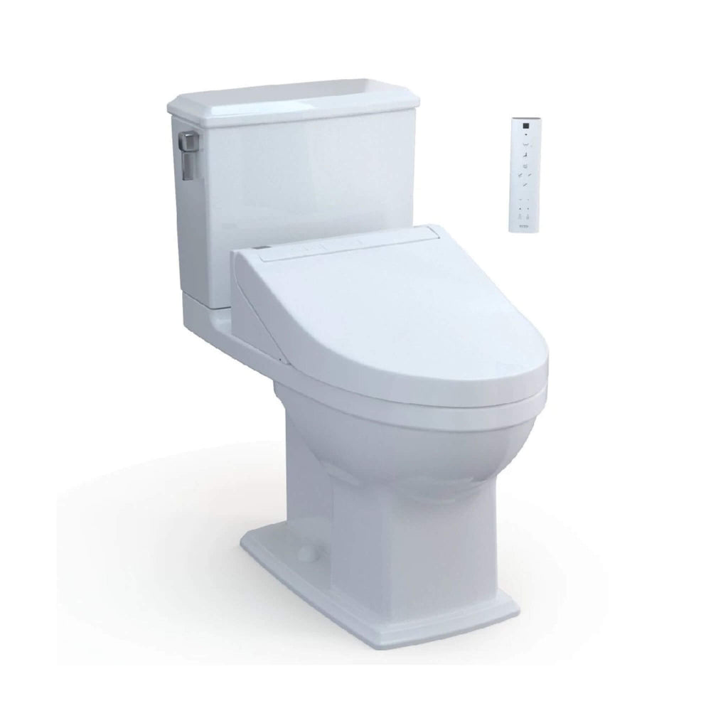 [MW4943084CEMFG#01] TOTO Connelly Washlet C5 With 1.28 GPF Ewater Elongated Bidet Toilet (SAK65923) - Saksby Wholesale - Front Side View
