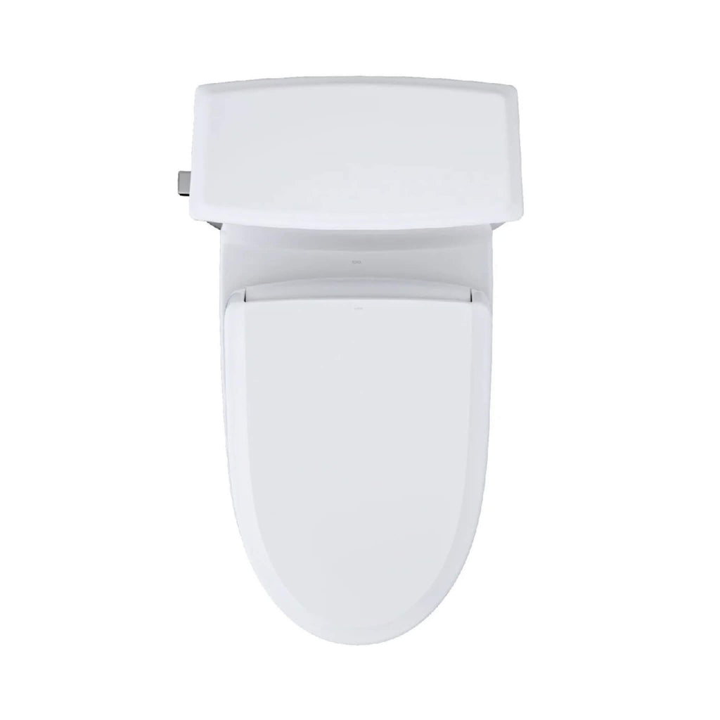 [MW4944724CEMFG#01] TOTO Connelly 0.9 GPF and 1.28 GPF Dual Flush Elongated Cefiontect Toilet With Washlet S7 Bidet Seat (SAK43705) - Saksby Wholesale - Top View