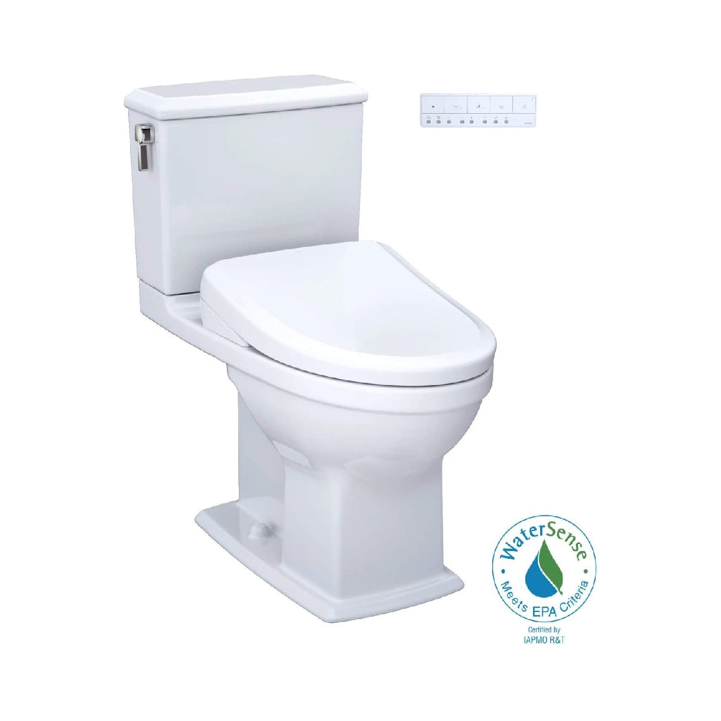 [MW4944724CEMFG#01] TOTO Connelly 0.9 GPF and 1.28 GPF Dual Flush Elongated Cefiontect Toilet With Washlet S7 Bidet Seat (SAK43705) - Saksby Wholesale - WaterSense Certified