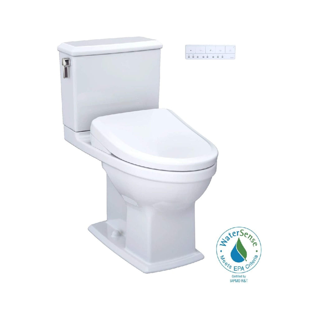 [MW4944734CEMFG#01] TOTO Connelly 1.28 GPF And 0.9 GPF Elongated Toilet With S7A Auto Open Bidet Seat (SAK24169) - Saksby Wholesale - Water Sense Certified