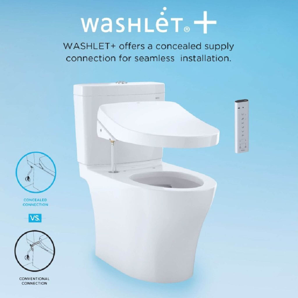 [MW6043074CEFG#01] TOTO Ultramax II 1.28 GPF One Piece Elongated Toilet With Washlet C2 And Left Hand Lever (SAK92562) - Saksby Wholesale - Washlet= Feature