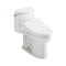 [MW6043084CUFG#01] TOTO Ultramax II 1G Washlet C5 And 1.0 GPF Elongated Toilet With Left Hand Lever (SAK09436) - Saksby Wholesale - Side View