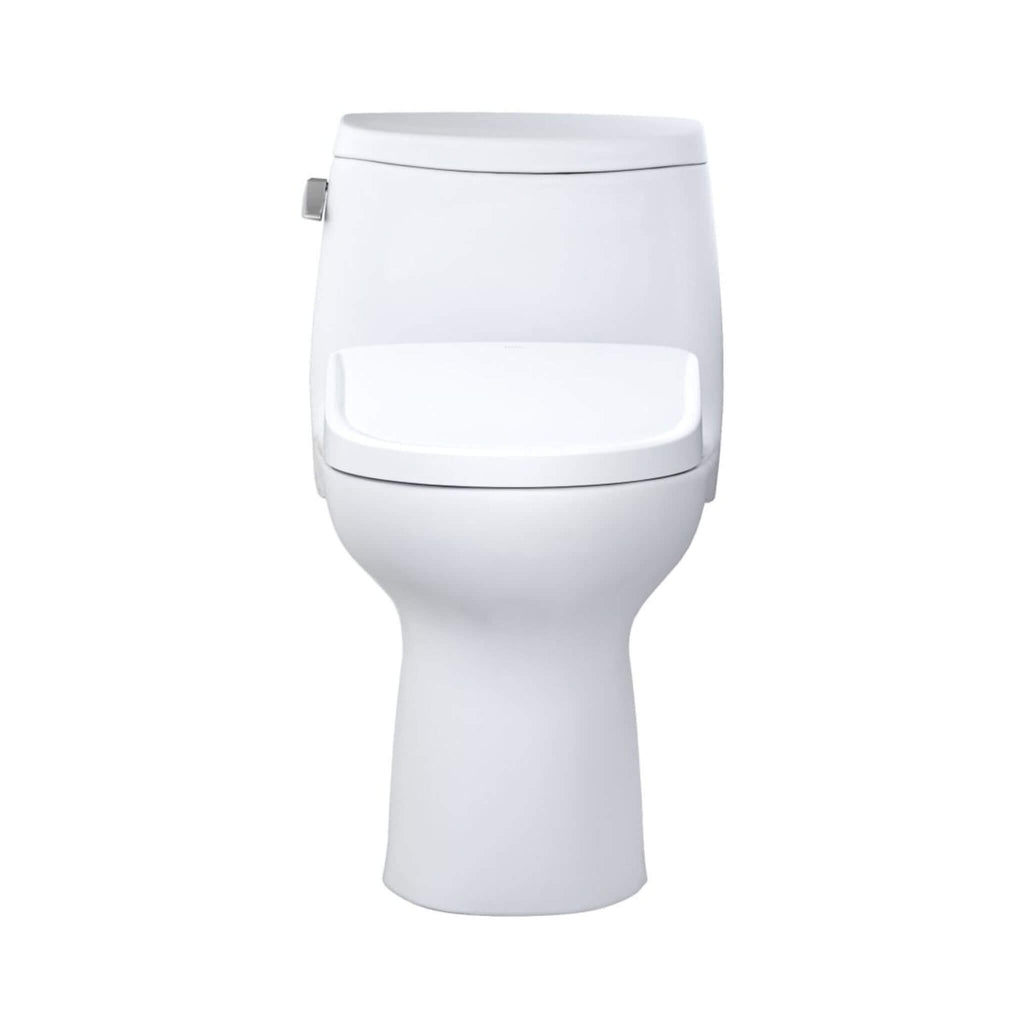 [MW6044726CEFG#01] TOTO Ultramax II 1.28 GPF One Piece Elongated Chair Height With Washlet S7 Bidet Seat Soft Close (SAK15913) - Saksby Wholesale - Front View
