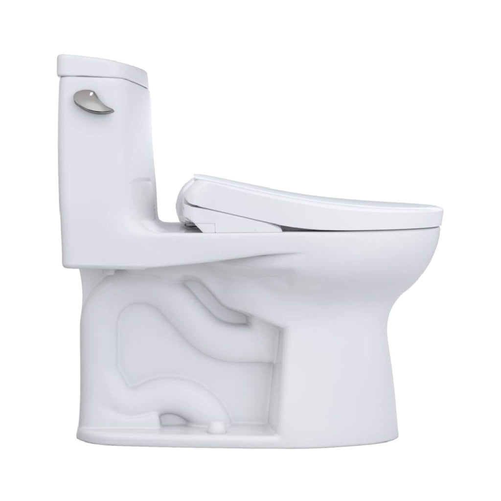 [MW6044726CEFG#01] TOTO Ultramax II 1.28 GPF One Piece Elongated Chair Height With Washlet S7 Bidet Seat Soft Close (SAK15913) - Saksby Wholesale - Right Side View