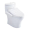 [MW6463074CEMFGN#01] TOTO Aquia IV 1.28 GPF And 0.9 GPF Dual Flush Elongated Chair Height Toilet With C2 Bidet Seat (SAK90875)