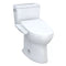 [MW7763074CEFG#01] TOTO Drake Washlet C2 And 1.28 GPF Left Hand Lever With Elongated Universal Height Bidet Toilet (SAK01352)