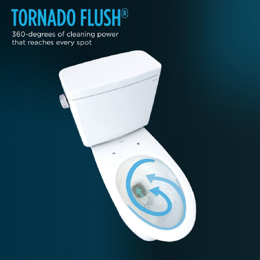 [MW7763074CEFG.10#01] TOTO Drake 1.28 GPF With Washlet C2 Elongated Bidet Toilet And 10" Rough In (SAK73915) - Saksby Wholesale - Tornado Flush Feature