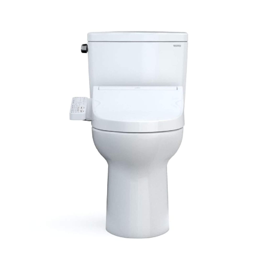 [MW7763074CSFG.10#01] TOTO Drake Washlet C2 With 1.6 GPF Universal Height Bidet Toilet With Left Hand Lever (SAK75918) - Saksby Wholesale - Front View