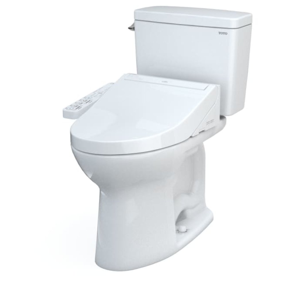 [MW7763074CSG#01] TOTO Drake 1.6 GPF And Washlet C2 With Left Hand Lever Elongated Bidet Toilet (SAK36982)