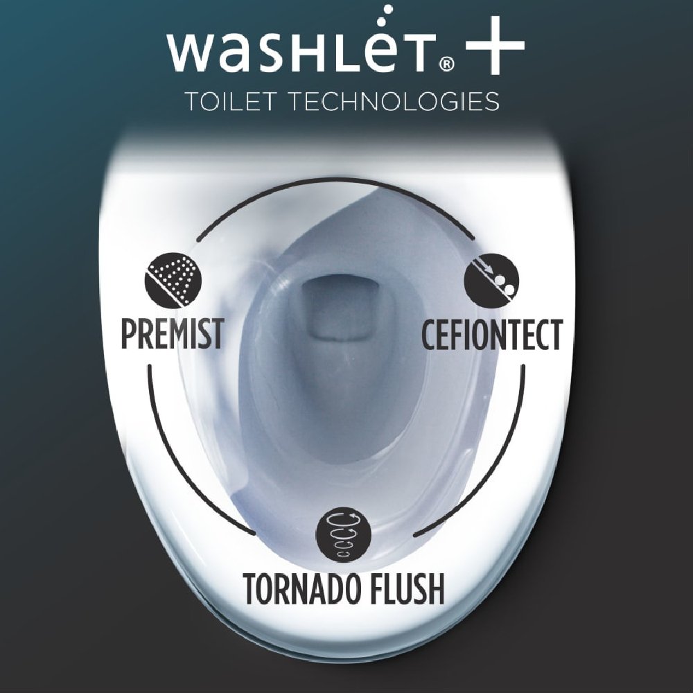 [MW7763074CSG#01] TOTO Drake 1.6 GPF And Washlet C2 With Left Hand Lever Elongated Bidet Toilet (SAK36982)