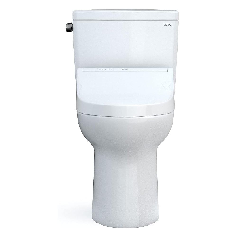 [MW7763084CEFG.10#01] TOTO Drake 1.28 GPF Elongated Universal Height EWater+ Toilet With C5 Bidet Seat (SAK56192)