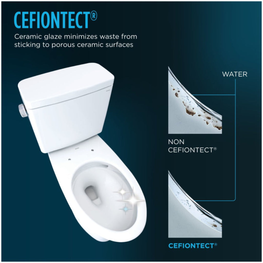 [MW7763084CEG#01] TOTO Drake 1.28 GPF Washlet Elongated Toilet With C5 Bidet Seat (SAK74362) - Saksby Wholesale - Cefiontect Feature