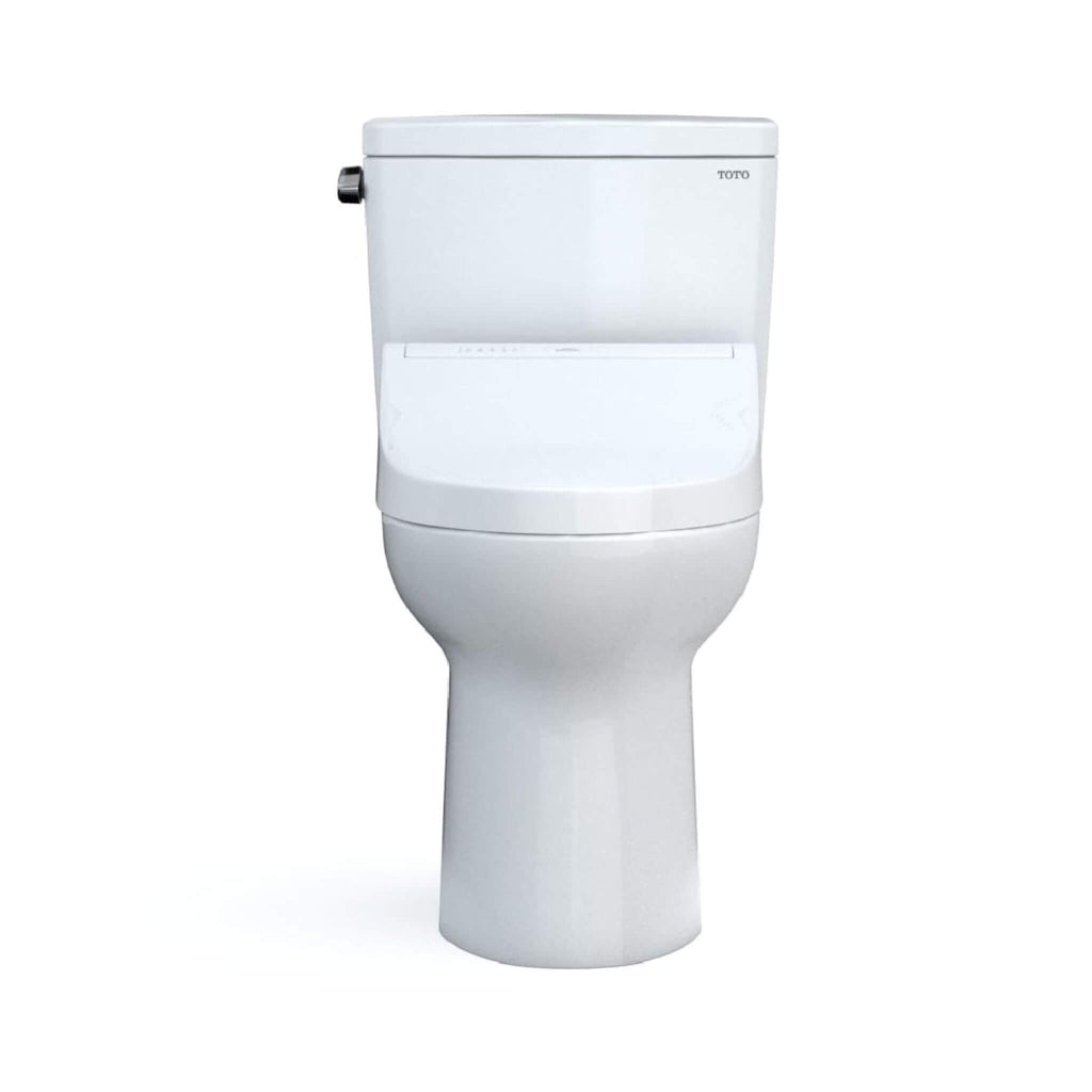 [MW7763084CEG#01] TOTO Drake 1.28 GPF Washlet Elongated Toilet With C5 Bidet Seat (SAK74362) - Saksby Wholesale - Front View