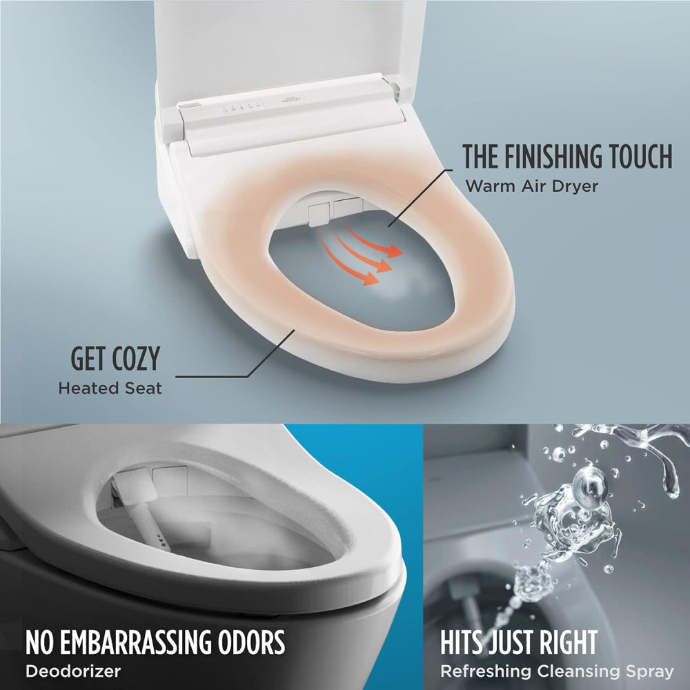 [MW7763084CSFG#01] TOTO Drake C5 Bidet Seat With 1.6 GPF UH Washlet Toilet (SAK75939)