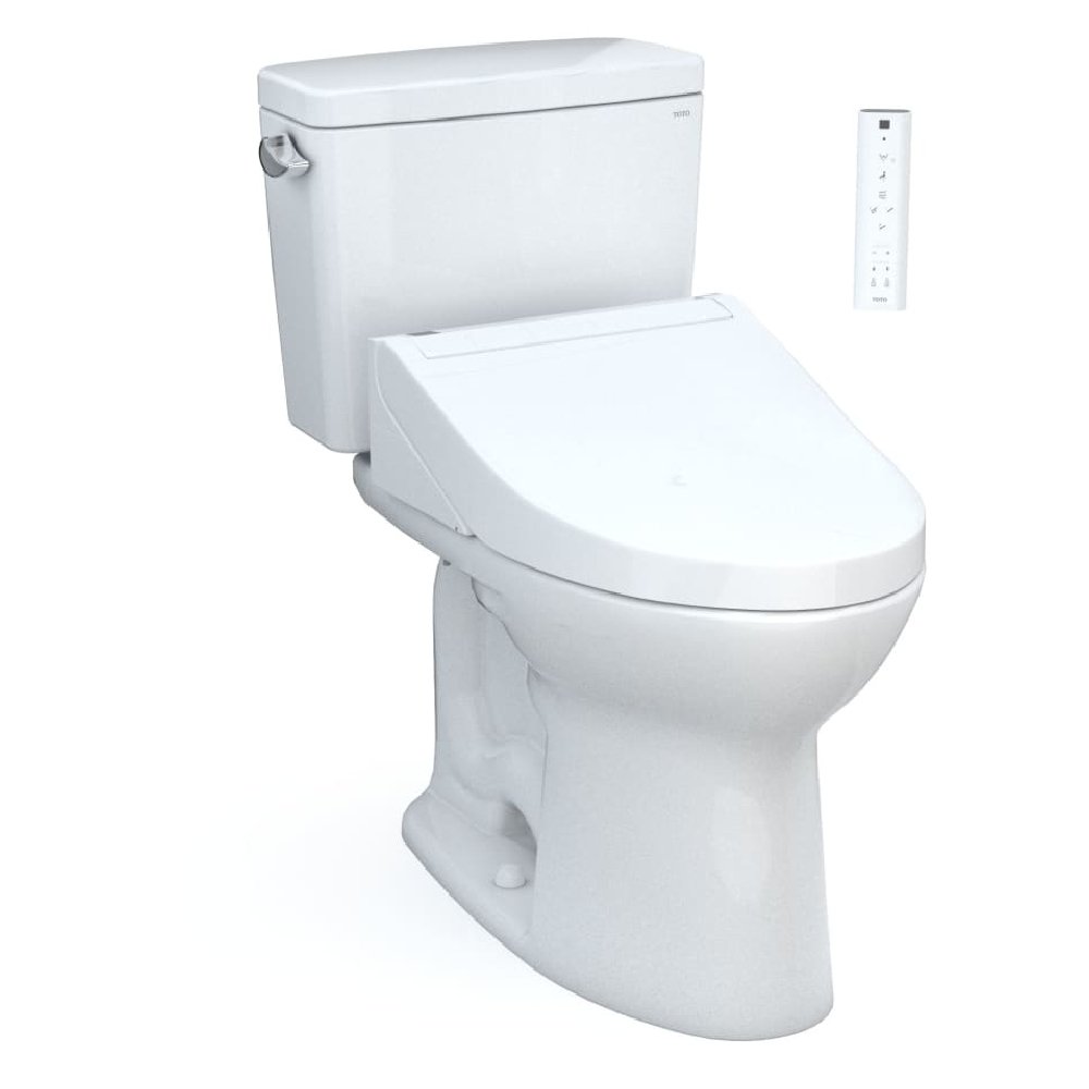 [MW7763084CSFG.10#01] TOTO Drake 1.6 GPF ELongated Chair Height Toilet With C5 Soft Close Bidet Seat (SAK71312)