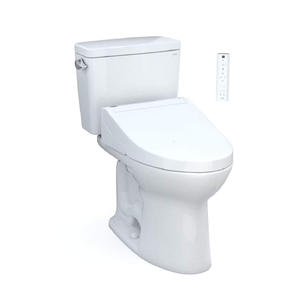 [MW7763084CSG#01] TOTO Drake C5 Bidet Seat With 1.6 GPF Tornado Flush (SAK12230) - Saksby Wholesale - Side Front View