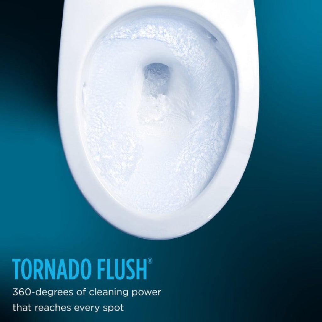 [MW7764726CEFG#01] TOTO Drake 1.28 GPF Electric Chair Height Toilet With Washlet S7 Heated Bidet Seat And Tornado Flush (SAK36508) - Saksby Wholesale - Tornado Flush