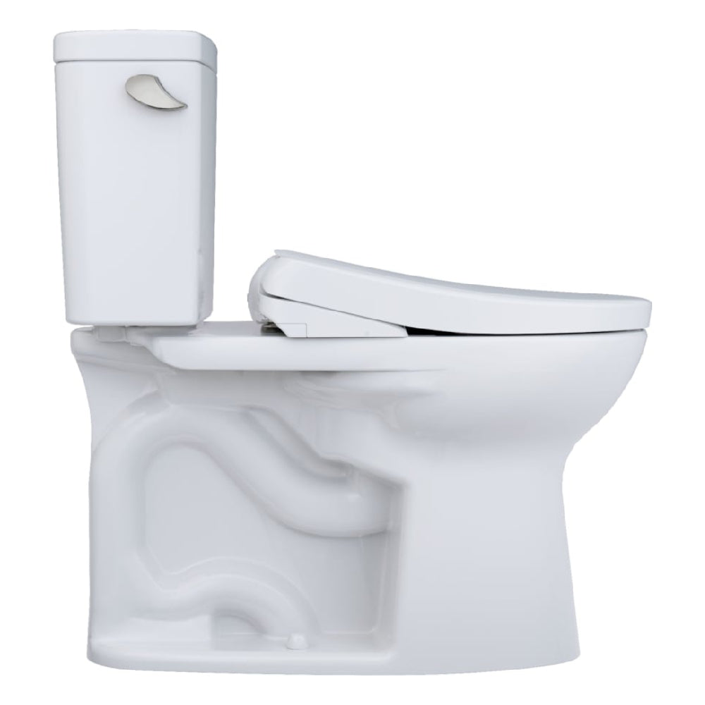 [MW7764726CEG#01] TOTO Drake 1.28 GPF Two Piece Washlet Elongated Toilet Seat With S7 Heated Bidet Seat  And EWater+ (SAK52645)