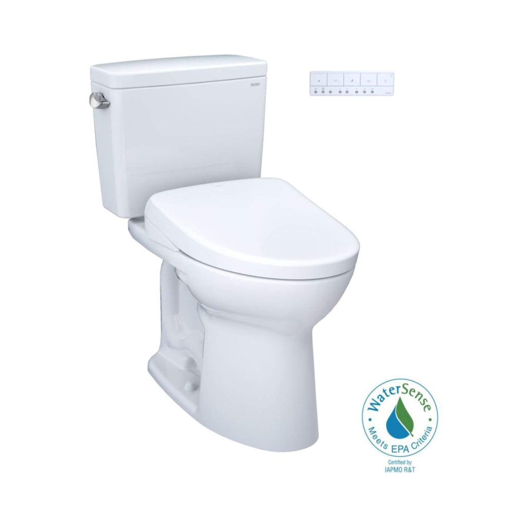 [MW7764726CSFG#01] TOTO Drake 1.6 GPF Elongated Chair Height Toilet With Washlet S7 Heated Bidet Seat And Night Light (SAK56817) - Saksby Wholesale -  Water Sense Certified